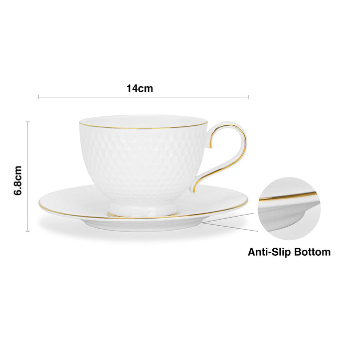 2-Piece Cup and Saucer 200ml, Noemi Series