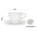 2-Piece Cup and Saucer 200ml, Noemi Series