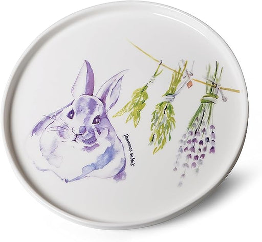 Dinner Plate 25cm Porcelain Rabbit Provence Design (1pc)