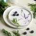 1- Piece Dinner Plate 20cm Porcelain Rabbit Provence Design