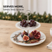 2-Tiers Fruit Stand, Christmas, 19/27cm, New Bone China, Christmas Holiday Season Collection Dinnerware