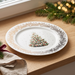 Plate Christmas,27cm, New Bone China, Christmas Holiday Season Collection Dinnerware