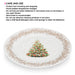 Plate Christmas,27cm, New Bone China, Christmas Holiday Season Collection Dinnerware