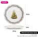 Plate Christmas,27cm, New Bone China, Christmas Holiday Season Collection Dinnerware