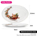 Oval Dinner Plate 35cm,New Bone China Christmas Holiday Season Collection Dinnerware