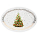 Oval Plate Christmas, 30cm, New Bone China Christmas Holiday Season Collection Dinnerware