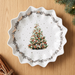 Polygon Serving Dish 24cm, Christmas-Themed Design Polygon Platter Dish