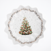 Polygon Serving Dish 24cm, Christmas-Themed Design Polygon Platter Dish