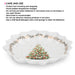 Polygon Serving Dish 24cm, Christmas-Themed Design Polygon Platter Dish