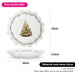 Polygon Serving Dish 24cm, Christmas-Themed Design Polygon Platter Dish