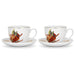 2-Piece Tea Cup and Saucer 400mL, Ceramic New Bone China