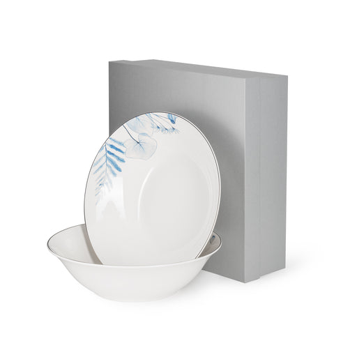 2-Piece Salad Bowl Lyon 22cm 19cm Porcelain