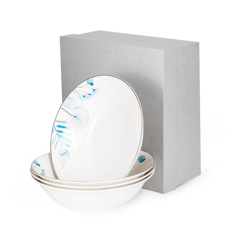 4-Piece Salad Bowl Lyon 22cm 19cm Porcelain