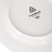 4-Piece Dinner Plates Porcelain 12cm Nice Series Microwave & Dishwasher Safe