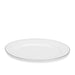 Oval Plate PLATINUM 29.5x21.5cm (Porcelain)