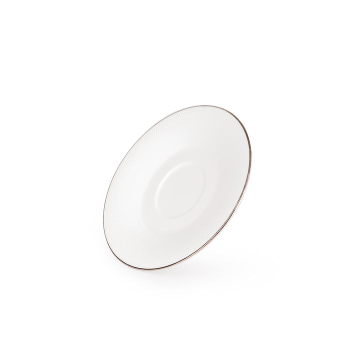 Saucer Plate PLATINUM 15cm (Porcelain)