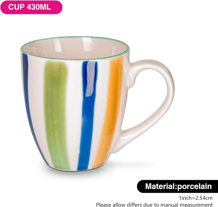 430ml Cup Porcelain with Elegant And Minimalist Design