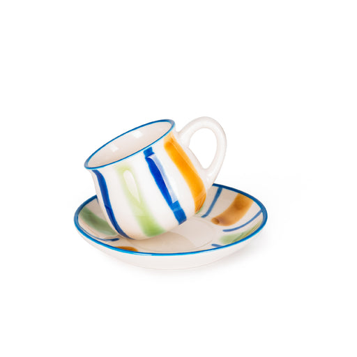 180ml Mug and Saucer Porcelain with Elegant And Minimalist Design