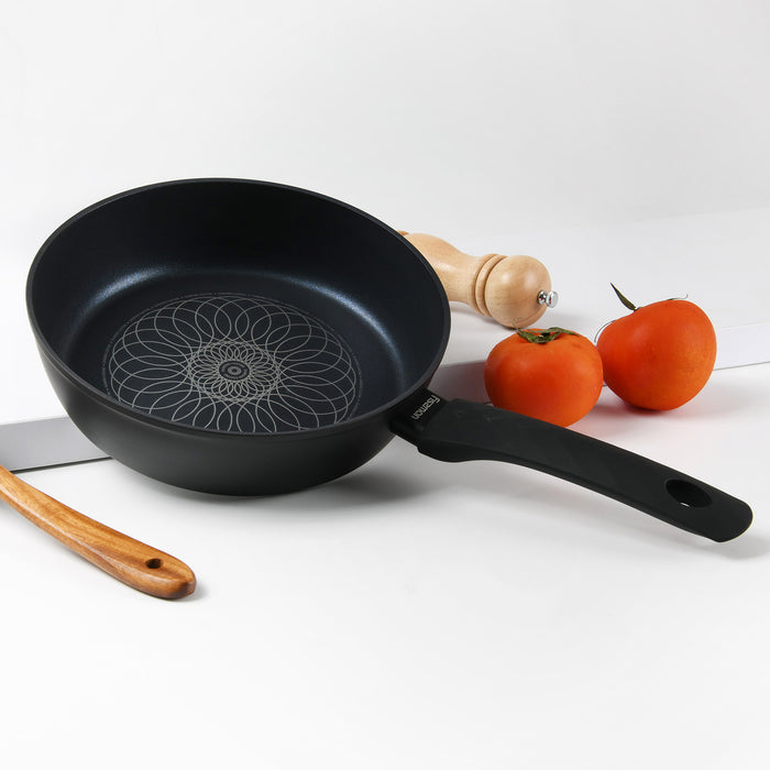 Deep Frying Pan 24x6.5cm MONIQUE with Induction Bottom