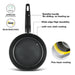 Deep Frying Pan 24cm LILOU with Double Screw Handle