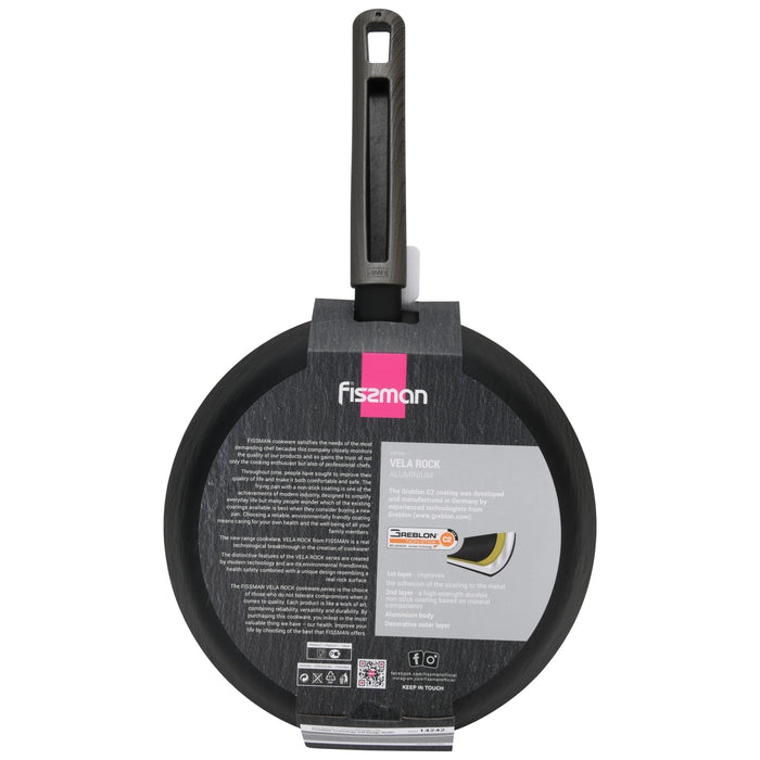 Frying Pan Vela Rock 26cm With Induction Bottom (Aluminum With Non-Stick Coating)