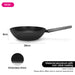 Wok Pan 28cm Vela Rock With Induction Bottom (Aluminum With Non-Stick Coating)