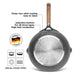 Wok Pan 28cm Milano Series Aluminum with Induction Bottom