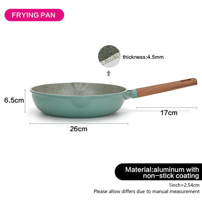 Frying Pan 26cm Firenze Series with German Greblon Coating And Induction Bottom