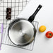 Deep Frying Pan 26cm Fiore Series with Aluminum And Non Stick Coating Black