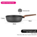 Deep Frying Pan 24cm Diamond Series Aluminum  with Induction Bottom