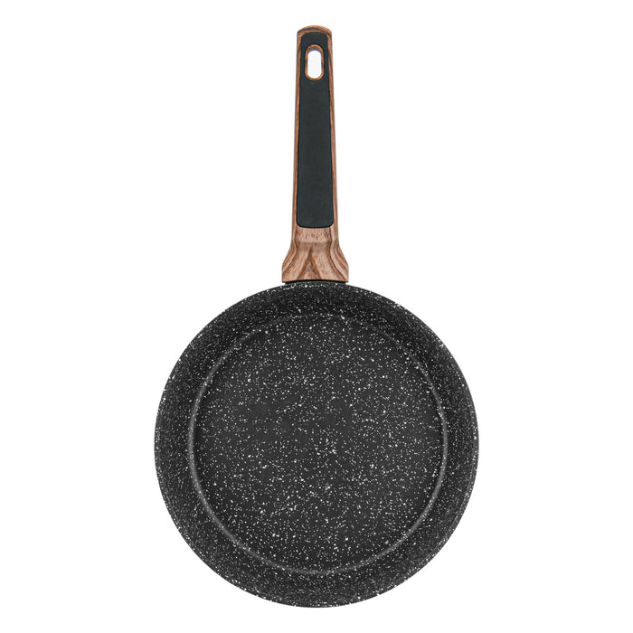 Deep Frying Pan 24cm Diamond Series Aluminum  with Induction Bottom