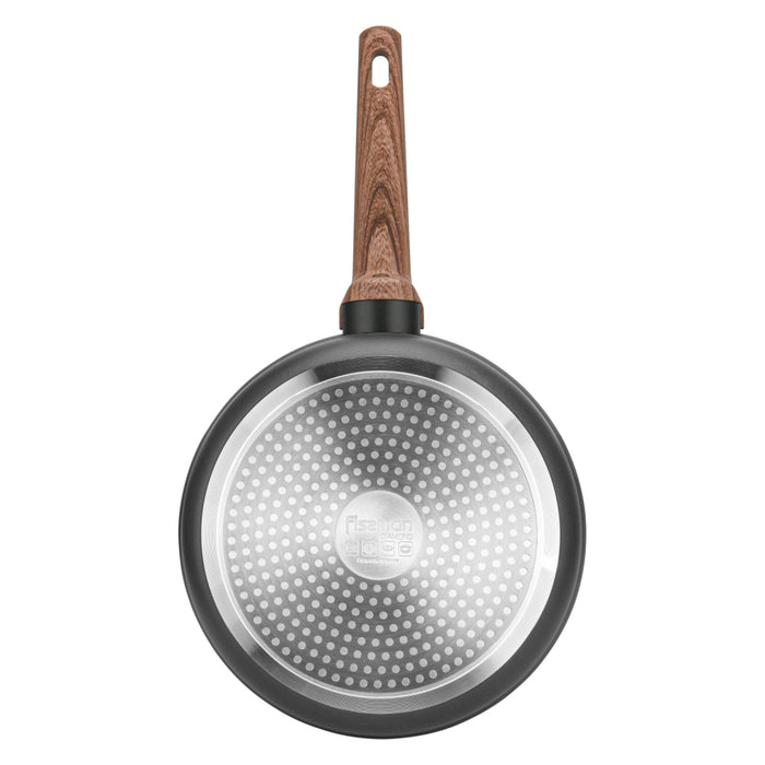 Deep Frying Pan 24cm Diamond Series Aluminum  with Induction Bottom