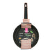 Deep Frying Pan 28cm Diamond Series Aluminum  with Induction Bottom