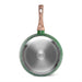 Deep Frying Pan 24cm with Aluminum and Non Stick Coating Pan, Malachite Series