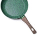 Deep Frying Pan 24cm with Aluminum and Non Stick Coating Pan, Malachite Series