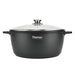 Stockpot  Aluminium With Non-Stick Coating GRETA 28x12.5cm/6.5L with Glass Lid