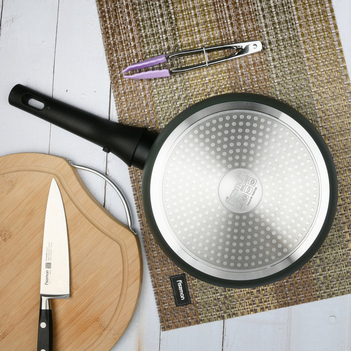 Deep Frying Pan 28x7.5cm With Detachable Handle BRILLIANT with Aluminum and Non Stick Coating