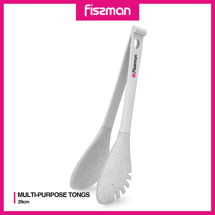 Multi-Purpose Tongs with Nylon And Silicone 29cm BIANCA