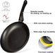 Fry Pan 24cm, Aluminum Touch Stone Non-Stick Coating Frying Pan Forder Series, Induction Bottom