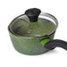 Saucepan with Glass Lid, 16cm/1.2LTR Jenny Series Aluminum with Induction Bottom