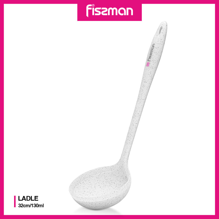 Ladle with Nylon And Silicone 32cm/130ml BIANCA