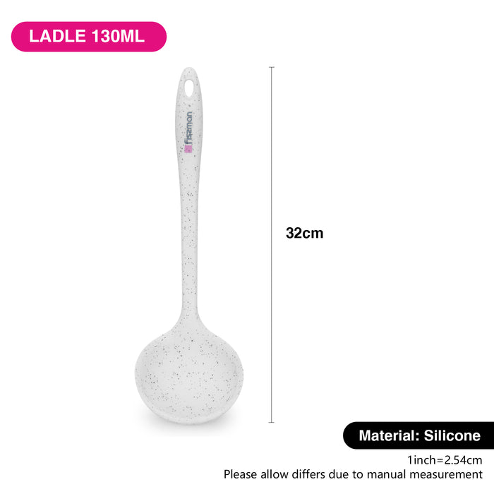 Ladle with Nylon And Silicone 32cm/130ml BIANCA