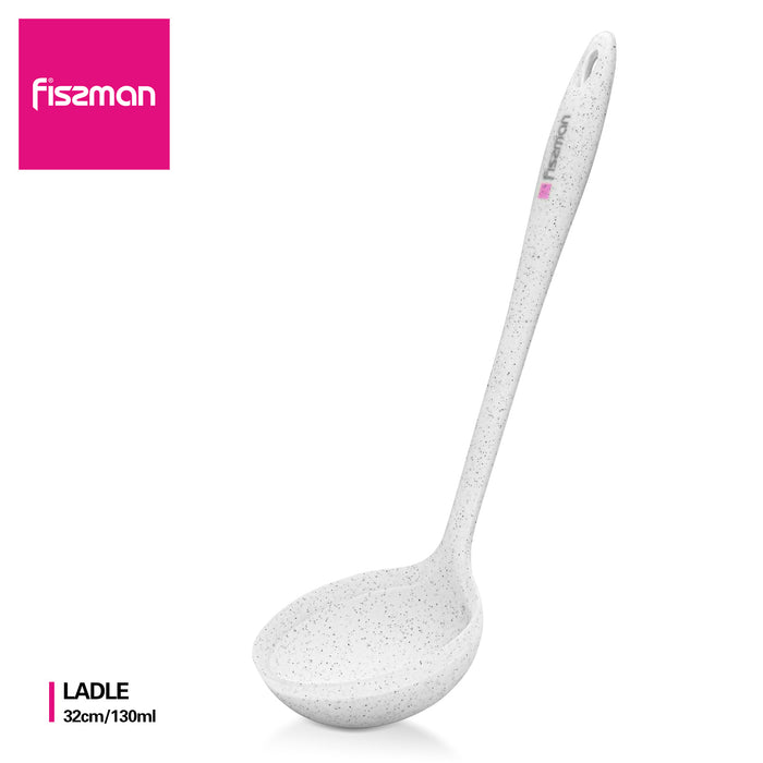 Ladle with Nylon And Silicone 32cm/130ml BIANCA