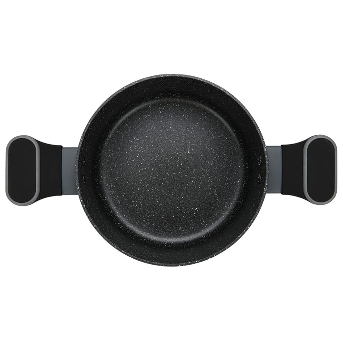 Stockpot 3LTR/20cm with Glass Lid, Aluminum with Induction Bottom