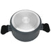 Stockpot 3LTR/20cm with Glass Lid, Aluminum with Induction Bottom