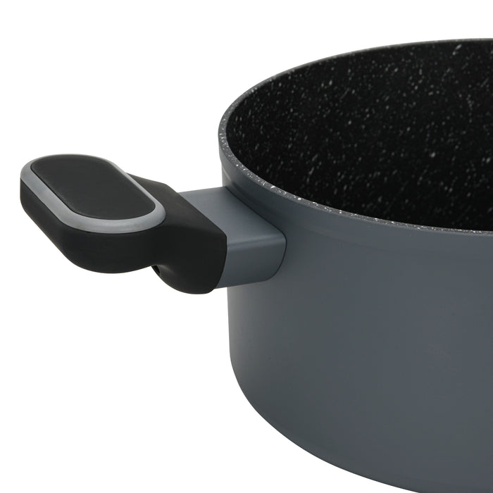 Stockpot 3LTR/20cm with Glass Lid, Aluminum with Induction Bottom