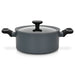 Stockpot 3LTR/20cm with Glass Lid, Aluminum with Induction Bottom