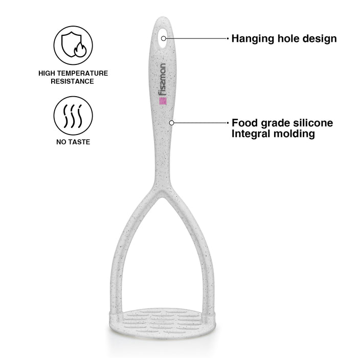 Potato Masher with Nylon And Silicone 29cm BIANCA