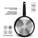 Frying Pan FEORELLA 26cm  (Aluminum with Non-Stick Coating)