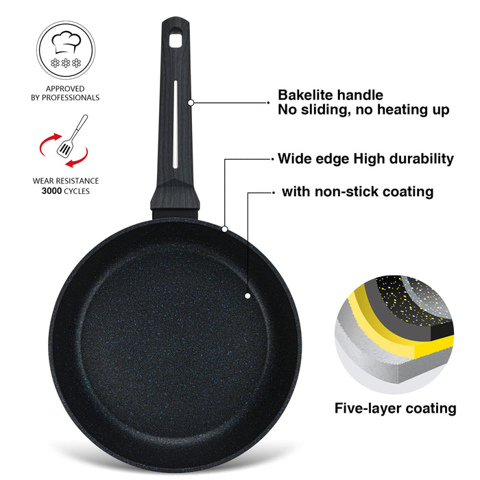 Frying Pan FERRO 28cm  (Aluminum with Non-Stick Coating)